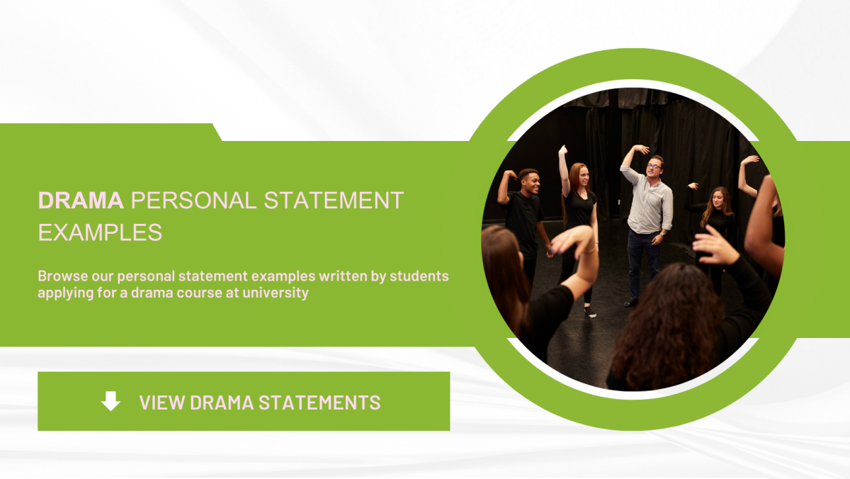 what should a drama personal statement include